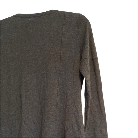 Toad Co Gray Gypsy Knit Wool Cardigan Sweater Womens Sz Small Neutral Loose Fit - Picture 13 of 15